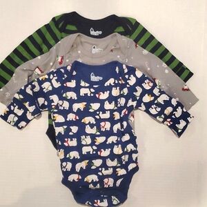 Baby Gap package of 3 long sleeve bodysuits 3-6 months